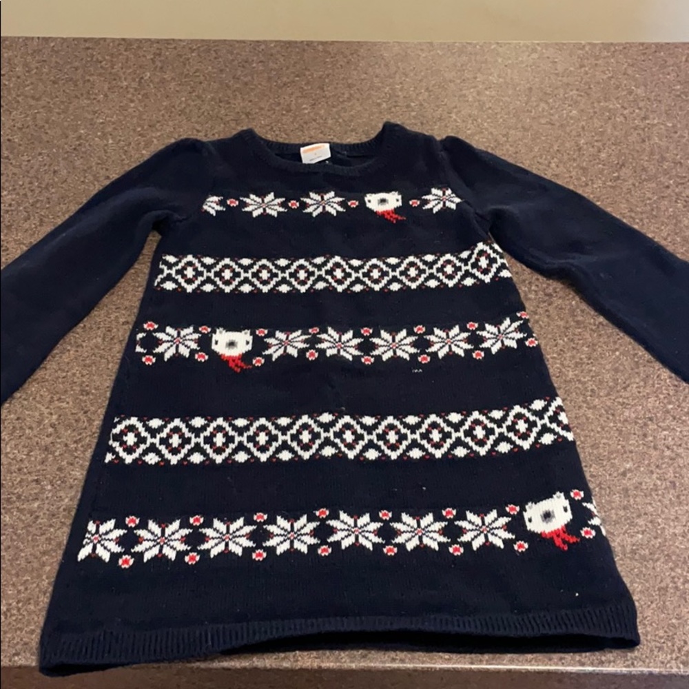 Girls sweater dress